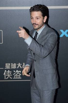 BEIJING, CHINA - DECEMBER 21: Mexican actor Diego Luna arrives at the red carpet of the premiere of film Rogue One: A Star Wars Story on December 21, 2016 in Beijing, China.  CFP497374449