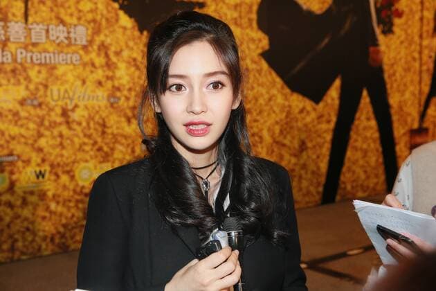 HONG KONG, CHINA - DECEMBER 22: Actress Angelababy in pregnancy attends the charity premiere of director Zhang Jiajia s film See You Tomorrow on December 22, 2016 in Hong Kong, China.  CFP497405343