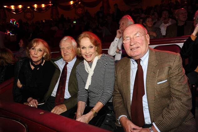 Alice und Ellen Kessler mit ihren Lebensgefährten 1. Winterpremiere von Zirkus Krone Manege Krone-Haupthaus München 25. Dezember 2016