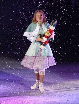 MOSCOW, RUSSIA - DECEMBER 28, 2016: Figure skater Tatiana Totmianina in a scene from The Nutcracker and the Mouse King ice show staged by Ilya Averbukh at the VTB Ice Palace. The show is based on a story by E. T. A. Hoffmann. Vyacheslav Prokofyev TASS  TS03CFB3