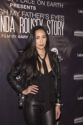 Yin Tze Liew attends at The Ronda Rousey Story film premiere December 30, 2016 in Chinese Mann Theater, Hollywood, California. USA - 2016 - The Ronda Rousey Story film premiere in Hollywood, CA.  Copyright: xEugenexPowersxPhotographyx