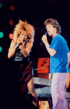 Aug. 28, 2007 - LIVE AID CONCERT IN PHILADELPHIA 07-13-1985.TINA TURNER AND MICK JAGGER. MICHAEL BRITO- - ZUMAg49_ 20070828_gaf_g49_056