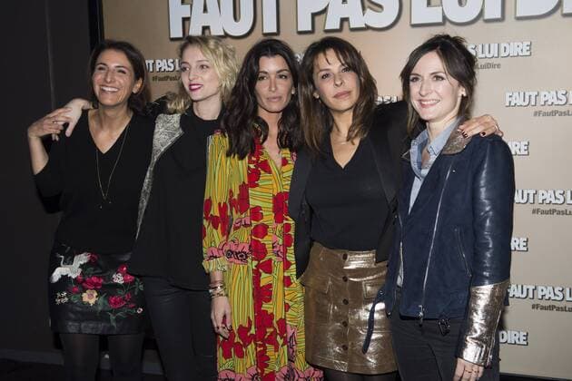 Solange Cicurel Stephanie Crayencour Jenifer Bartoli Tania Garbarski Camille Chamoux - Premiere Film Faut pas lui dire - 02 01 2017 JBAutissier Panoramic 