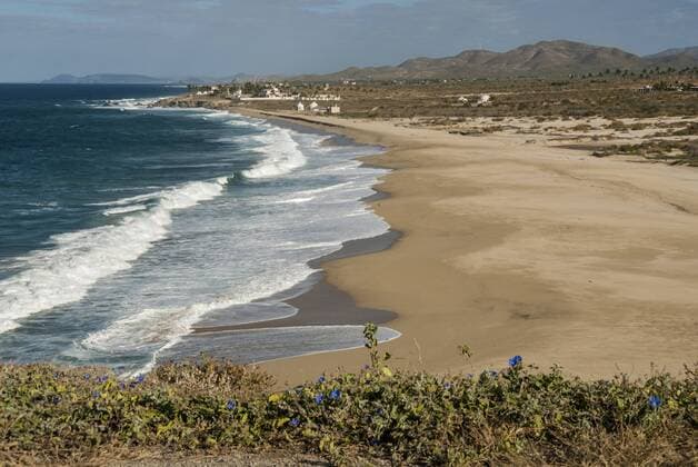 Punta Gasparena, Pacific coast south from Todos Santos, Baja California, Mexico, North America Copyright: TonyxWaltham 29-5412