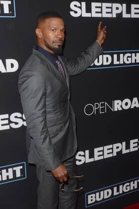 LOS ANGELES - JAN 5: Jamie Foxx at the Sleepless Premiere at Regal Cinemas on January 5, 2017 in Los Angeles, CA  Copyright: xHPAx xIPAx