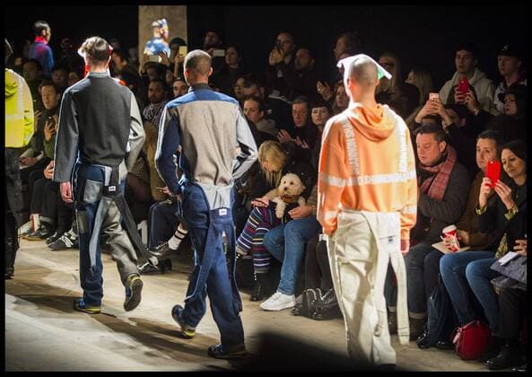 . 07 01 2017. London, United Kingdom. London Fashion Week Men s 2017. Designer, Christopher Shannon on display at the Old Selfridges Hotel, London, UK.  xBenxStevensx xi-Imagesx IIM-14122-0012