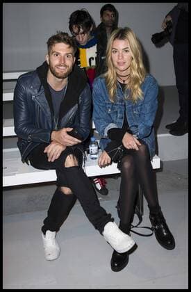 . 07 01 2017. London, United Kingdom. Pictured is Joel Dommett with his guest Hannah Cooper. London Fashion Week Men s 2017. Designer, Matthew Miller on display at the BFC Show Space, The Strand, London, UK.  xBenxStevensx xi-Imagesx IIM-14123-0019