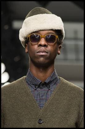 . 07 01 2017. London, United Kingdom. London Fashion Week Men s 2017. Fashion designer, Oliver Spencer on display at the BFC Show Space, The Strand, London, UK.  xBenxStevensx xi-Imagesx IIM-14124-0004