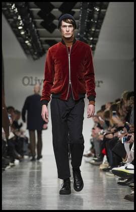 . 07 01 2017. London, United Kingdom. London Fashion Week Men s 2017. Fashion designer, Oliver Spencer on display at the BFC Show Space, The Strand, London, UK.  xBenxStevensx xi-Imagesx IIM-14124-0010
