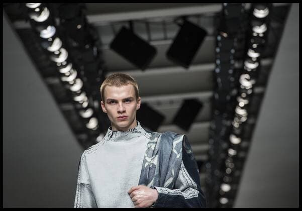 . 08 01 2017. London, United Kingdom. London Fashion Week Men s 2017. Fashion designer, Ximon Lee on display at the BFC Show Space, The Strand, London, UK.  xBenxStevensx xi-Imagesx IIM-14127-0010