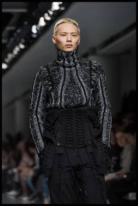 . 08 01 2017. London, United Kingdom. London Fashion Week Men s 2017. Fashion designer KTZ on display at the BFC Show Space on the Strand, London, UK.  xBenxStevensx xi-Imagesx IIM-14128-0008