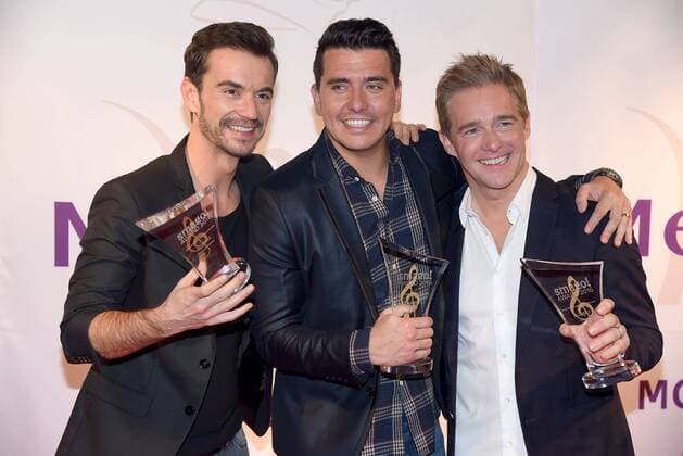 Bilder des Tages Klubbb3 (Florian Silbereisen, Jan Smith, Christoff) 6. Smago Award im Mercure Hotel Moa in Berlin Moabit am 08.01.2017