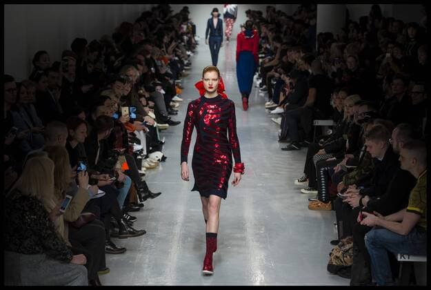 . 08 01 2017. London, United Kingdom. London Fashion Week Men s 2017. Designer, Sibling, on display at the BFC Show Space, The Strand, London, UK.  xBenxStevensx xi-Imagesx IIM-14131-0007