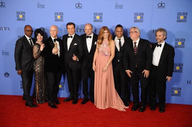 January 8, 2017 - Los Angeles, California, U.S. - The Cast of The People v. O.J. Simpson: American Crime story celebrates during the 74th Annual Golden Globe Awards, at The Beverly Hilton in Beverly Hills. Los Angeles U.S. - ZUMAz03_ 20170108_zbp_z03_330