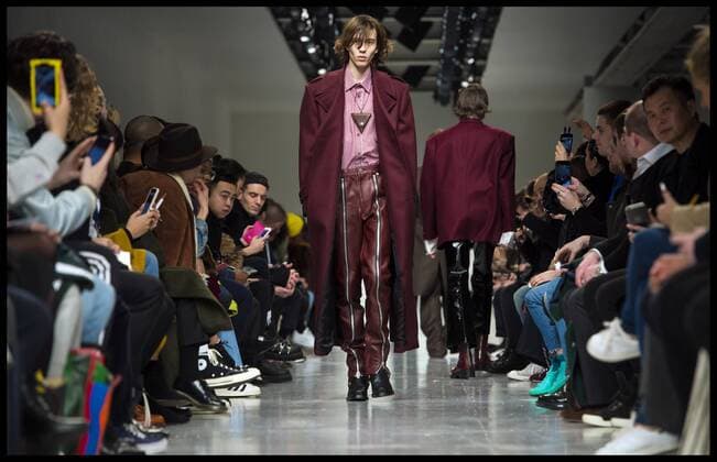 . 09 01 2017. London, United Kingdom. London Fashion Week Men s 2017. Designer John Lawrence Sullivan on display at the BFC Show Space on the Strand, London, UK.  xBenxStevensx xi-Imagesx IIM-14138-0009