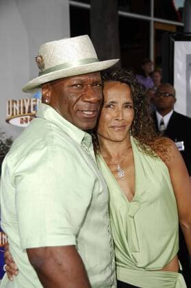 July 13, 2007 - Hollywood, California, U.S. - Ving Rhames and Deborah Reed during the premiere of the new movie from Universal Pictures I NOW PRONOUNCE YOU CHUCK & LARRY, held at the Gibson Amphitheatre, 07-12-2007, in Los Angeles.. _ 2007.K53794MGE - ZUMAmg2_ 20070713_gaf_mg2_108