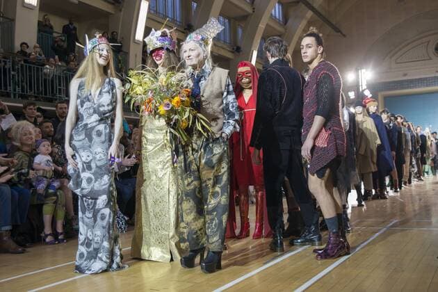 London: Backstage Vivienne Westwood Fashion Show General backstage and atmosphere at Vivienne Westwood s fashion show during London Fashion Week Men s 2017 to present the AW 17 18.  AlbertoxPezzali