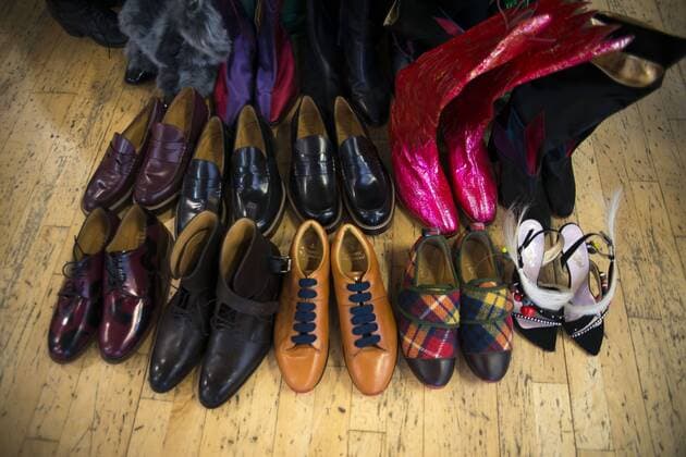 London: Backstage Vivienne Westwood Fashion Show General backstage and atmosphere at Vivienne Westwood s fashion show during London Fashion Week Men s 2017 to present the AW 17 18.  AlbertoxPezzali