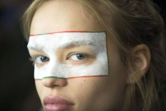London: Backstage Vivienne Westwood Fashion Show General backstage and atmosphere at Vivienne Westwood s fashion show during London Fashion Week Men s 2017 to present the AW 17 18.  AlbertoxPezzali