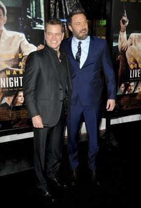 Ben Affleck & Matt Damon LIVE BY NIGHT FILM PREMIERE Hollywood Patrick Rideaux PicturePerfect