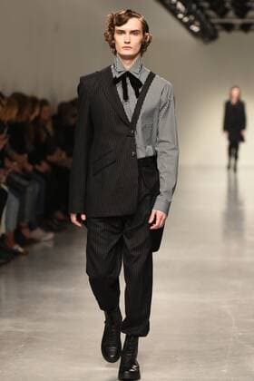 January 9, 2017 - London, United Kingdom - A model walks the runway at the Songzio Autumn Winter 2017 fashion show during London Menswear Fashion Week on January 9, 2017 in London, United Kingdom. London United Kingdom  - ZUMAn230 20170109_zaa_n230_102