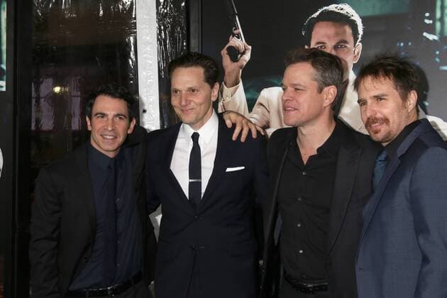 LOS ANGELES - JAN 9: Chris Messina, Matt Ross, Matt Damon, Sam Rockwell at the Live By Night Premiere at TCL Chinese Theater IMAX on January 9, 2017 in Los Angeles, CA  Copyright: xKathyxHutchinsx xIPAx