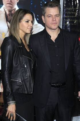Matt Damon mit Gattin Luciana Barroso bei der Premiere des Kinofilms Live by Night im TCL Chinese Theatre, Hollywood. Los Angeles, 09.01.2017 Foto:xD.xBedrosianx xFuturexImage