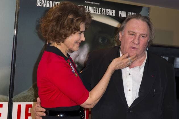Fanny Ardant - Gerard Depardieu - Filmpremiere: Le Divan de Staline - 10 01 2017 StephenCaillet 