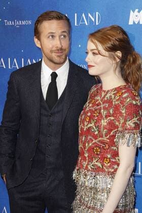 Emma Stone et Ryan Gosling - Filmpremiere La La Land - Paris - 10 01 2017 GwendolineLeGoff 