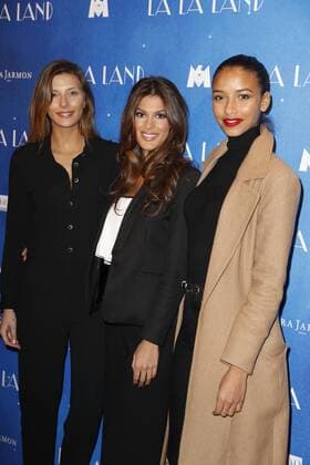 Cammile Cerf Iris Mittenaere et Flora Coquerel - Filmpremiere La La Land - Paris - 10 01 2017 GwendolineLeGoff 