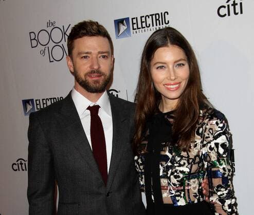 January 10, 2017 - Los Angeles, CA, United States - 10 January 2017 - Los Angeles, California - Justin Timberlake and Jessica Biel. Book of Love Premiere held at The Grove. Photo Credit: AdMedia Los Angeles United States - ZUMAa123 20170110_zaa_a123_104