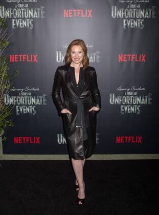 Kate Jennings Grant arrives on the red carpet at the Netflix s premiere of A Series of Unfortunate Events on January 11, 2017 in New York City.  NYP20170111803 BRYANxR.xSMITH