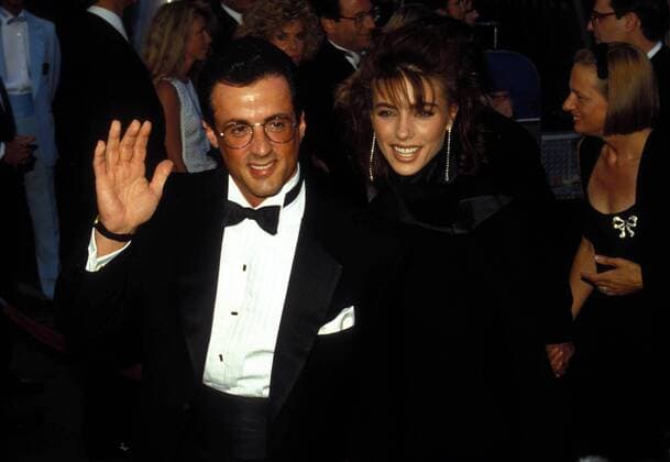 Apr. 4, 2007 - L0022.SYLVESTER STALLONE AND JENNIFER FLAVIN. TOM RODRIGUEZ- 1990. - ZUMAg49_ 20070404_gaf_g113_058