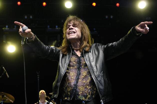 Apr 05, 2007 - Melbourne, Victoria, Australia - DAVID JOHANSEN of the NEW YORK DOLLS at the Myer Music Bowl in Melbourne, Australia.  - ZUMA 20070405_kri_p25_036