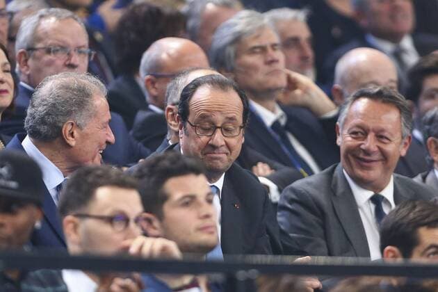 Francois Hollande besucht Spiel der Handball-WM in Paris Francois Hollande Joel Delplanque ( President FFH ) - Handball WM, Frankreich vs. Brasilien, Eröffnungsspiel - 11 01 2017 GwendolineLeGoff Panoramic 