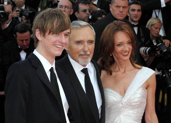 May 14, 2007 - Cannes, France - HENRY LEE HOPPER, DENNIS HOPPER and wife VICTORIA DUFFY attend the premiere of Blindness at the Cannes 61st International FIlm Festival  - ZUMAd42_ 20070514_mkh_d42_487