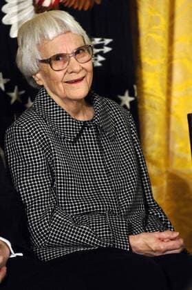 Nov. 5, 2007 - Washington, District of Columbia, U.S. - President Bush honors recipients of the Presidential Medal of Freedom, the highest civil award of the U.S.Government. Pulitzer Prize winning Author Harper Lee who wrote To Kill A Mockingbird was one of those chosen to receive the award. The White House, Washington D.C. 11-05-2007. - - I12424CB - ZUMAbw2_ 20071105_gaf_bw2_007
