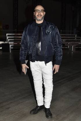 Milan Men s Fashion Week Fall Winter 2017 2018. Milano Moda Uomo, autunno inverno 2017 2018 . DIESEL BLACK GOLD frontrow. Pictured: Saturnino  Copyright: xRiccardoxGiordanoxSickix xIPAx
