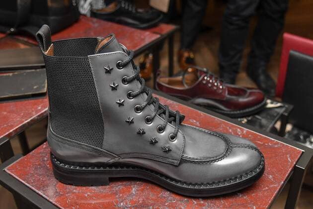 Milan Men s Fashion Week Fall Winter 2017 2018. Milano Moda Uomo, autunno inverno 2017 2018 . Jimmy Choo presentation Pictured: Shoe  Copyright: xRiccardoxGiordanoxSickix xIPAx