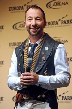 DJ Bobo MYSTORIAL . Sänger DJ Bobo ( bürgl. Peter Rene Baumann ) anläßlich der Pressekonferenz zur Weltpremiere seiner Show MYSTORIAL am 13.01.2017 im Europapark Rust.
