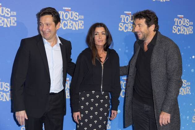 Tous En Scene Filmpremiere in Paris Laurent Gerra - Jenifer Bartoli - Patrick Bruel CELEBRITES : Avant Premiere du film Tous en scene - Paris - 14 01 2017 StephenCaillet Panoramic 