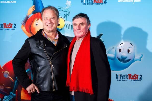 Tom Gerhardt, Detlev Redinger bei der Premiere - Ritter Rost 2 Das Schrottkomplott - am 14.01.2017 im Cinedom Kino in Köln. Premiere - Ritter Rost 2 Das Schrottkomplott -