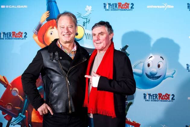 Tom Gerhardt, Detlev Redinger bei der Premiere - Ritter Rost 2 Das Schrottkomplott - am 14.01.2017 im Cinedom Kino in Köln. Premiere - Ritter Rost 2 Das Schrottkomplott -