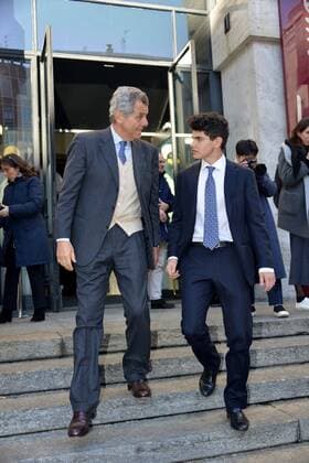 Milan arrival guests parade Salvatore Ferragamo. Milan Men s Fashion Week Fall Winter 2017 18. In the picture: Ferruccio Ferragmo  Copyright: xSimonexComix xIPAx
