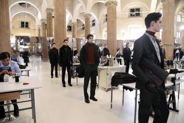 Milan Man s Fashion Week autumn winter 2017 2018 Pal Zilieri fashion show  Copyright: xSimonaxChiocciax xIPAx