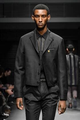 Milan Men s Fashion Week Fall Winter 2017 2018 - Ferragamo fashionshow Pictured: model  Copyright: xRiccardoxGiordanoxSickix xIPAx