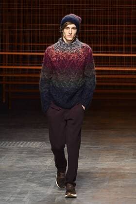 Milan Men s Fashion Week Fall Winter 2017 2018 - Missoni Fashionshow Pictured: model  Copyright: xRiccardoxGiordanoxSickix xIPAx