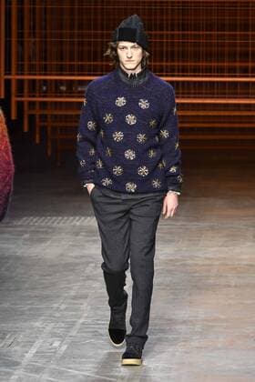 Milan Men s Fashion Week Fall Winter 2017 2018 - Missoni Fashionshow Pictured: model  Copyright: xRiccardoxGiordanoxSickix xIPAx