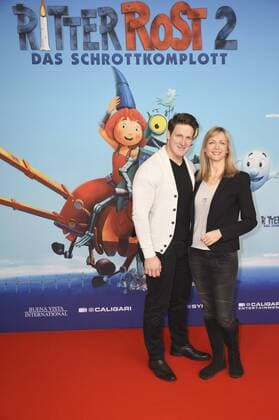 Matthias Steiner mit Gattin Inge Steiner bei der Premiere des Kinofilms Ritter Rost 2 - Das Schrottkomplott im Mathäser Filmpalast in München, 15.01.2017 Foto:xP.xSchönbergerx xFuturexImage