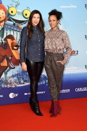 Alexandra Polzin und Milka Loff Fernandes bei der Premiere des Kinofilms Ritter Rost 2 - Das Schrottkomplott im Mathäser Filmpalast in München, 15.01.2017 Foto:xP.xSchönbergerx xFuturexImage